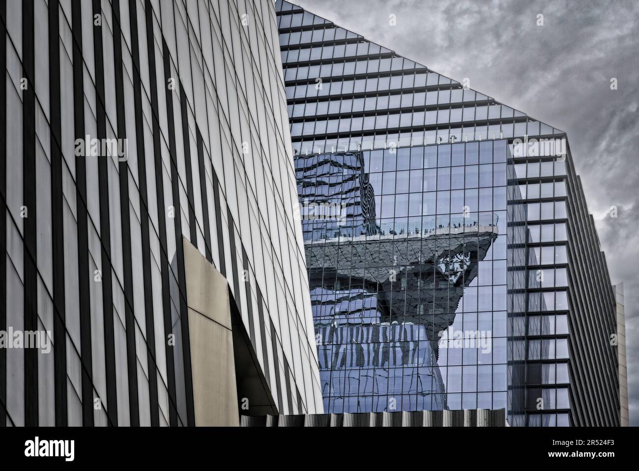 Edge NYC Reflections View of the Edge Observatory in midtown