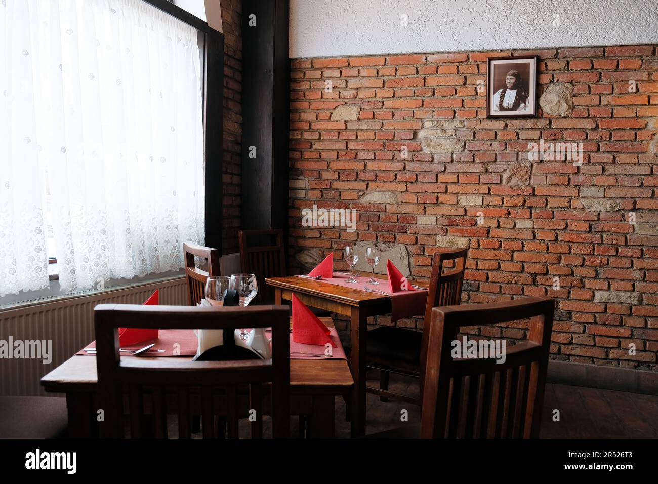 Brasov, Romania - February 23, 2023. Interior of the famous 