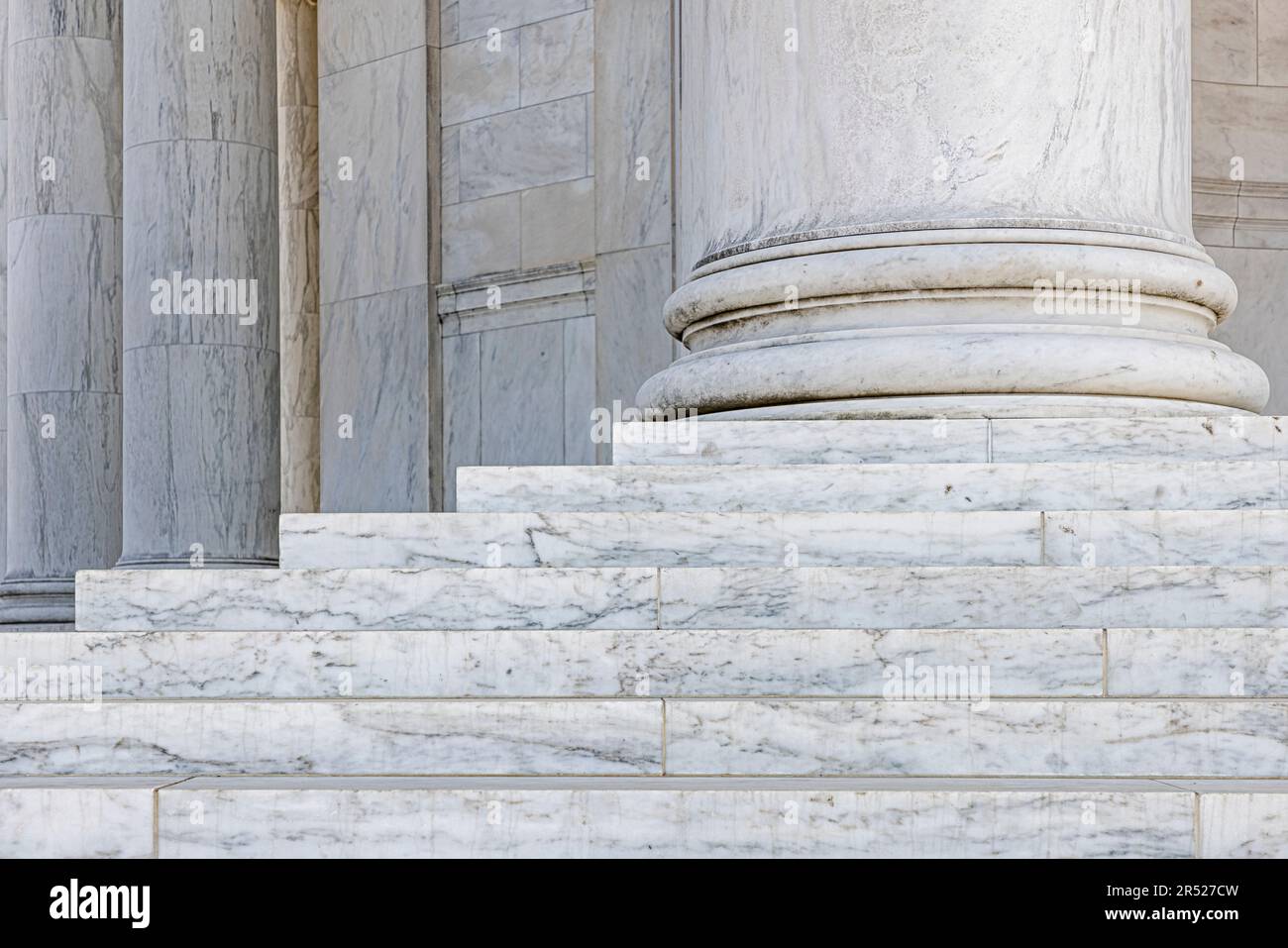 Jefferson Memorial Columns Stock Photo