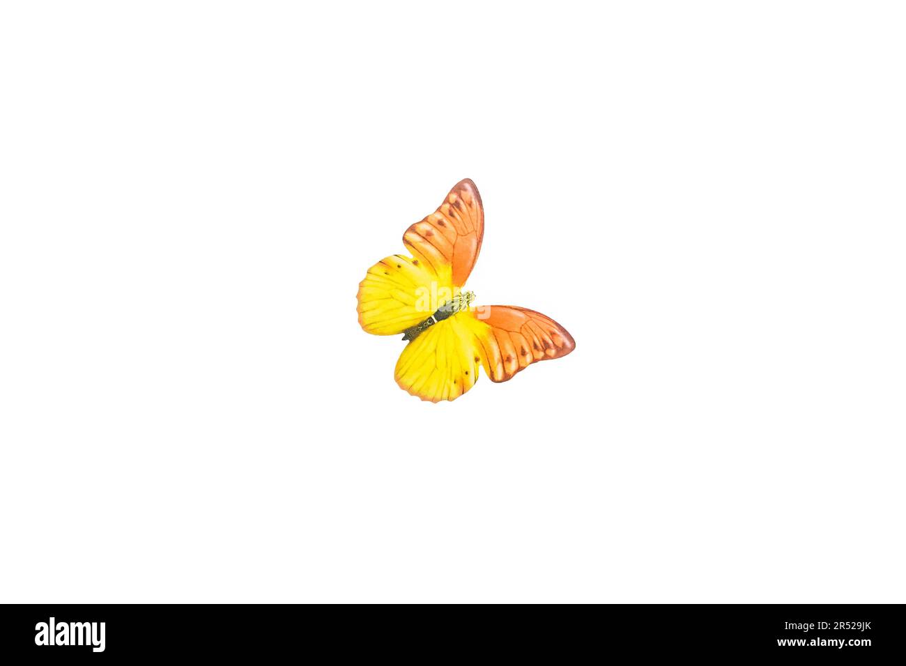 Red Fake Butterfly Isolated Stock Photo - Download Image Now - Art