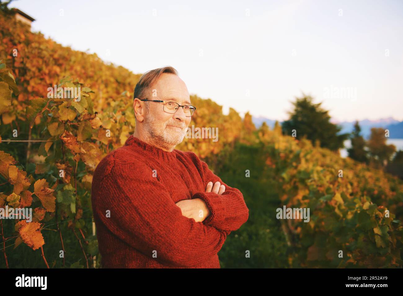 Vineyard old man hi-res stock photography and images - Alamy