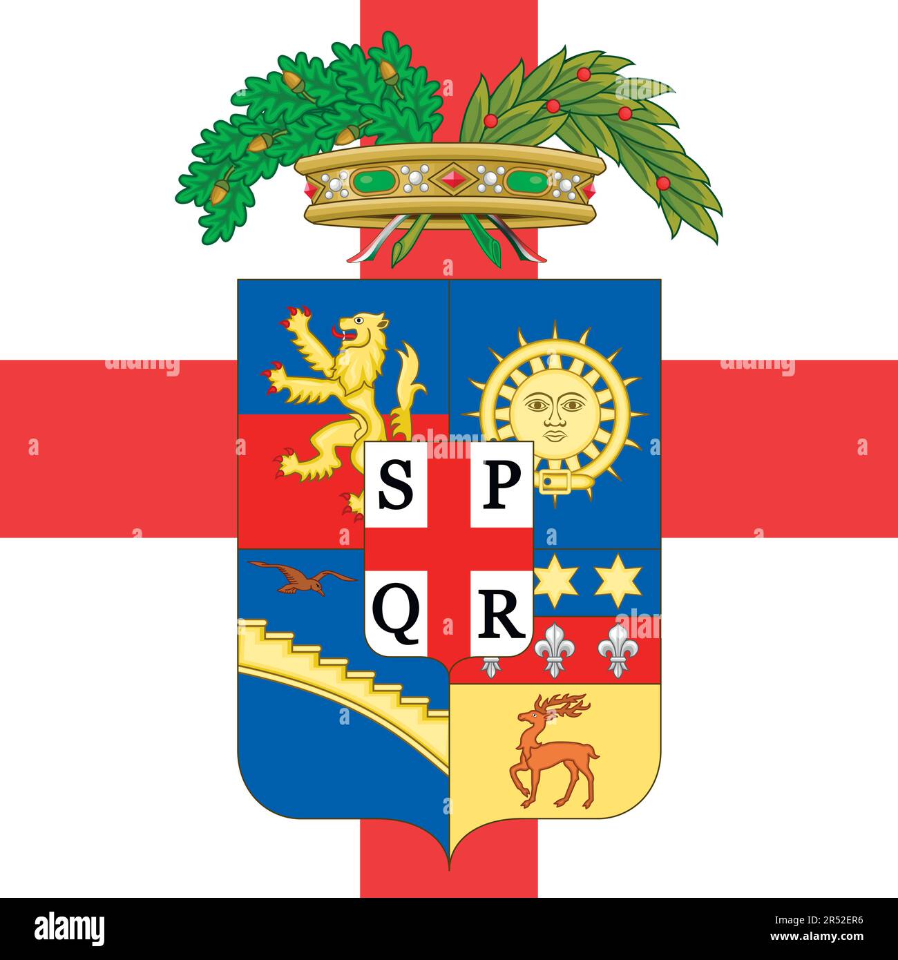 Former symbol coat of arms Stock Vector Images Alamy