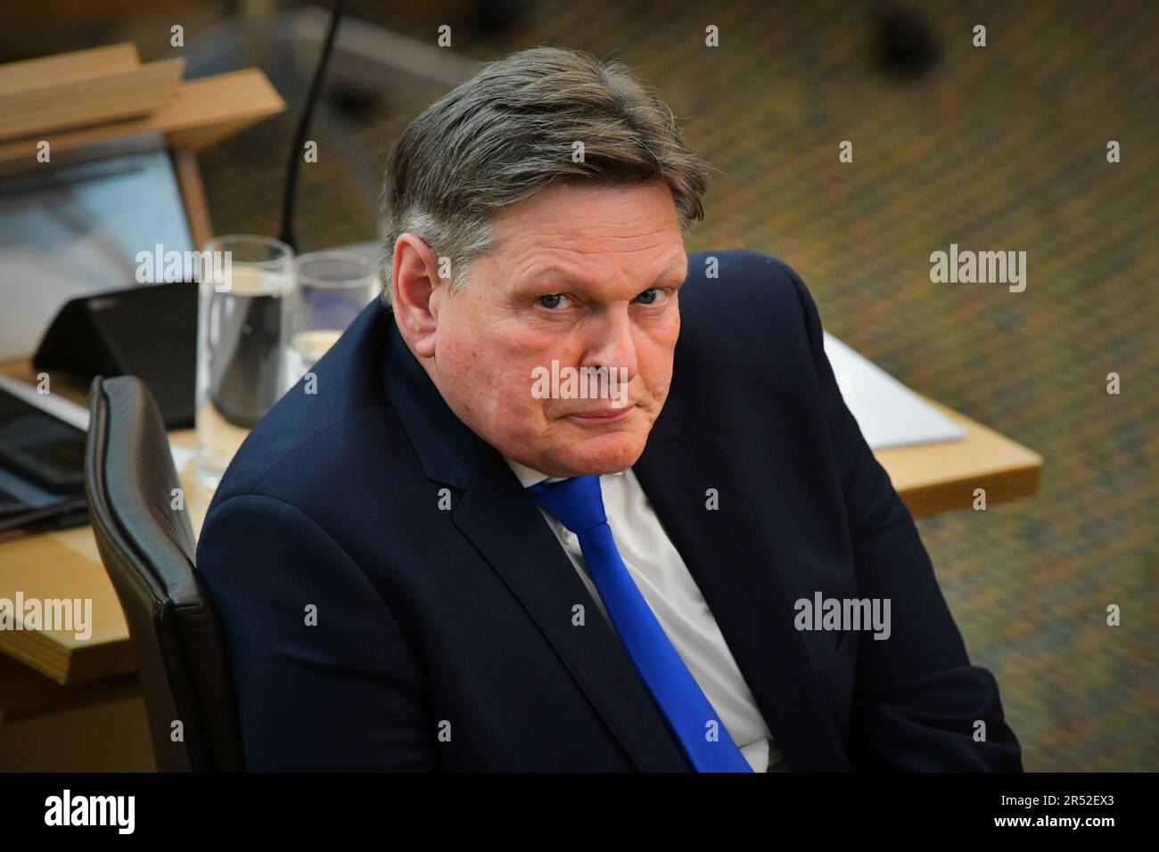 Edinburgh Scotland, UK 31 May 2023. Stephen Kerr MSP at the Scottish