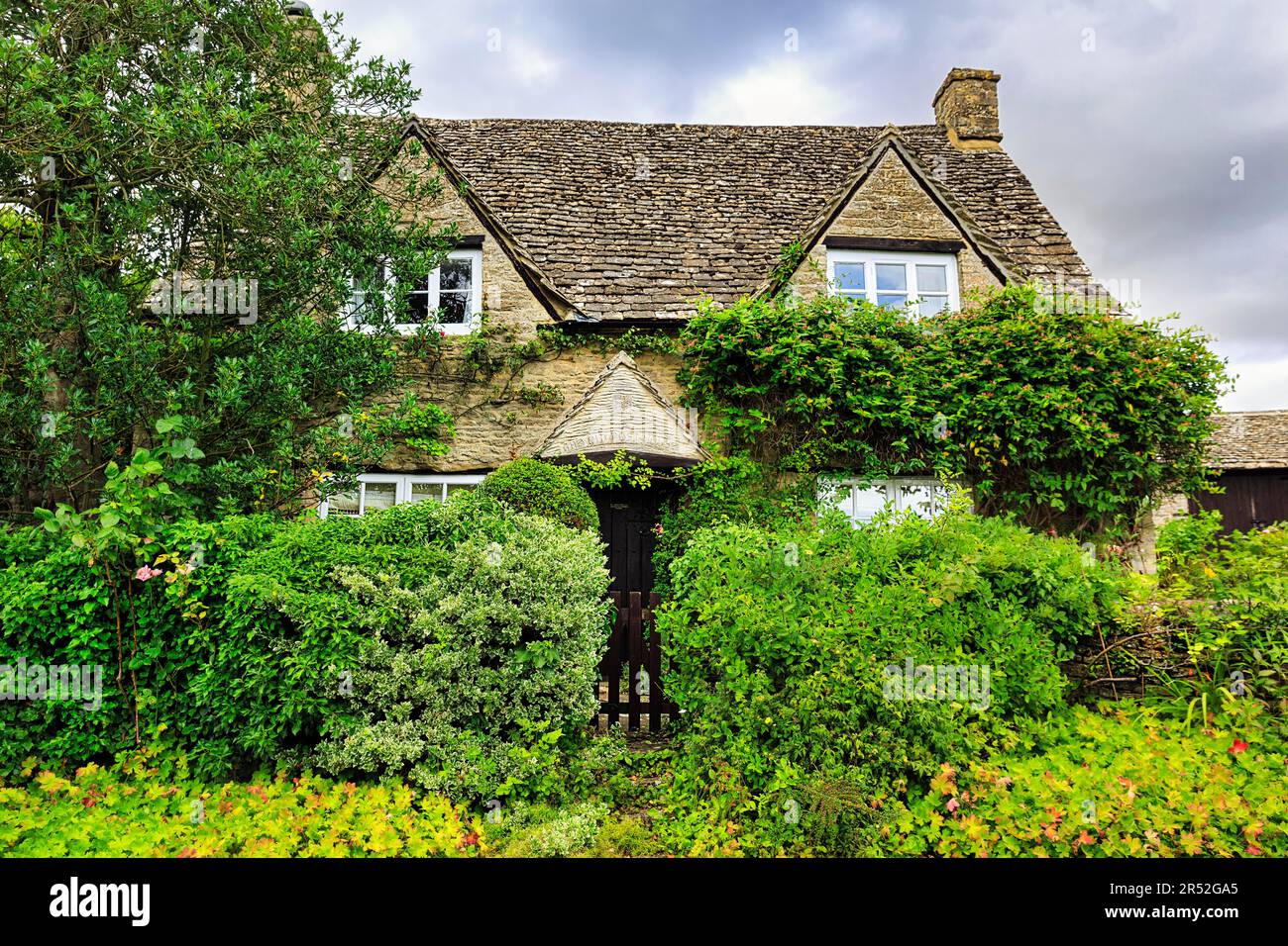 Old Post Office House in the Village of Minster Lovell, Oxfordshire, Cotswolds, England, United