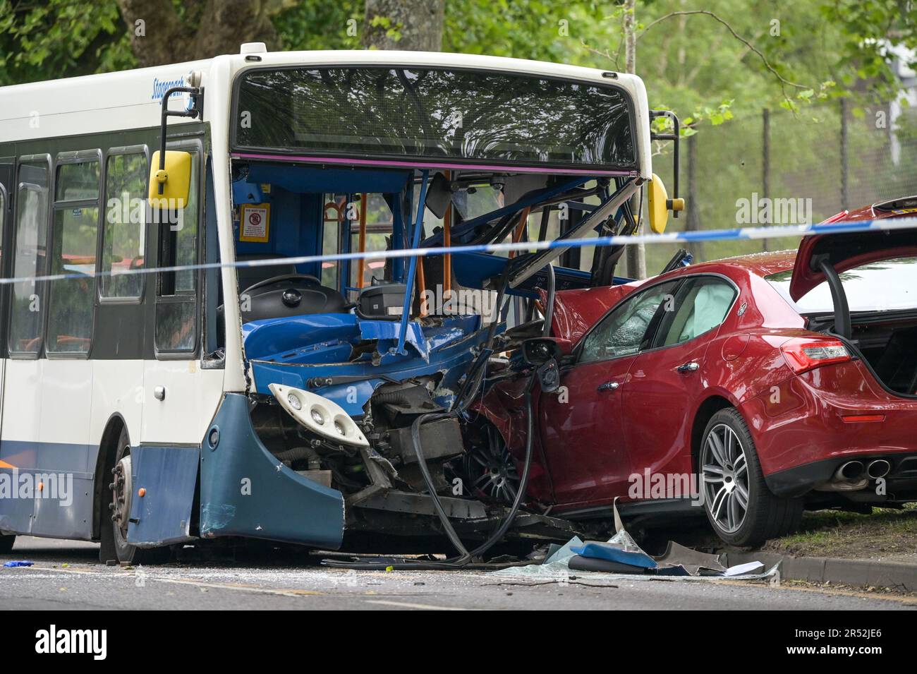 Pershore Road, Birmingham 31st May 2023 Six people including a