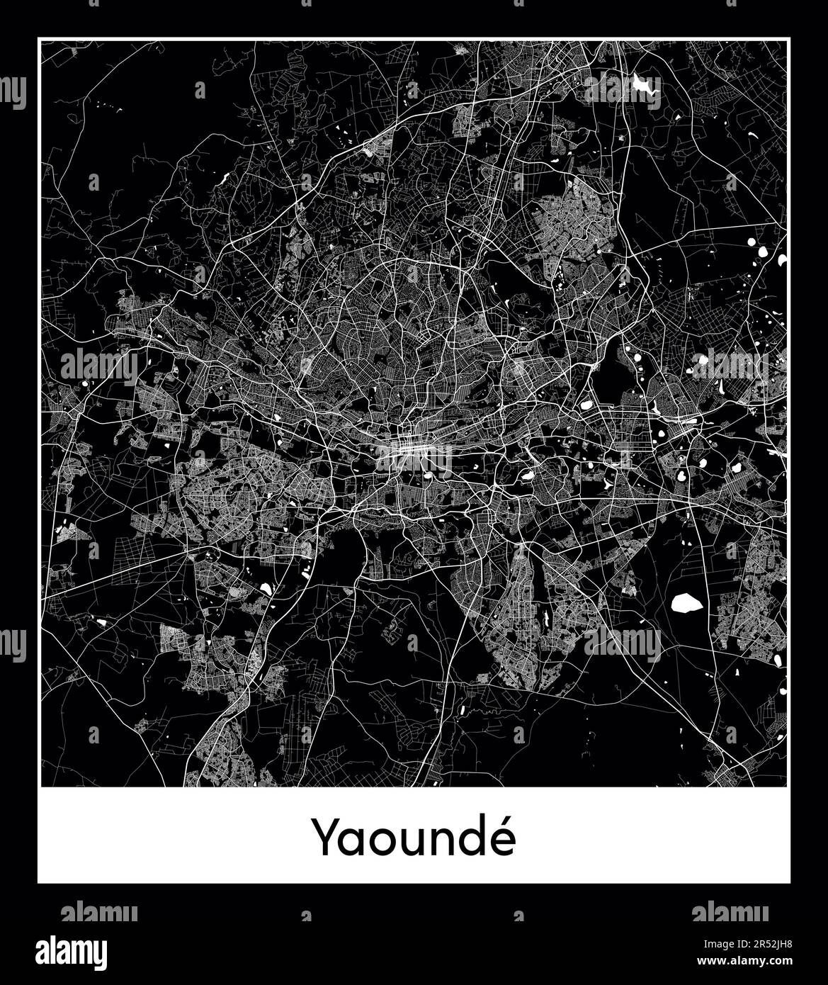 Yaounde Cameroon Map