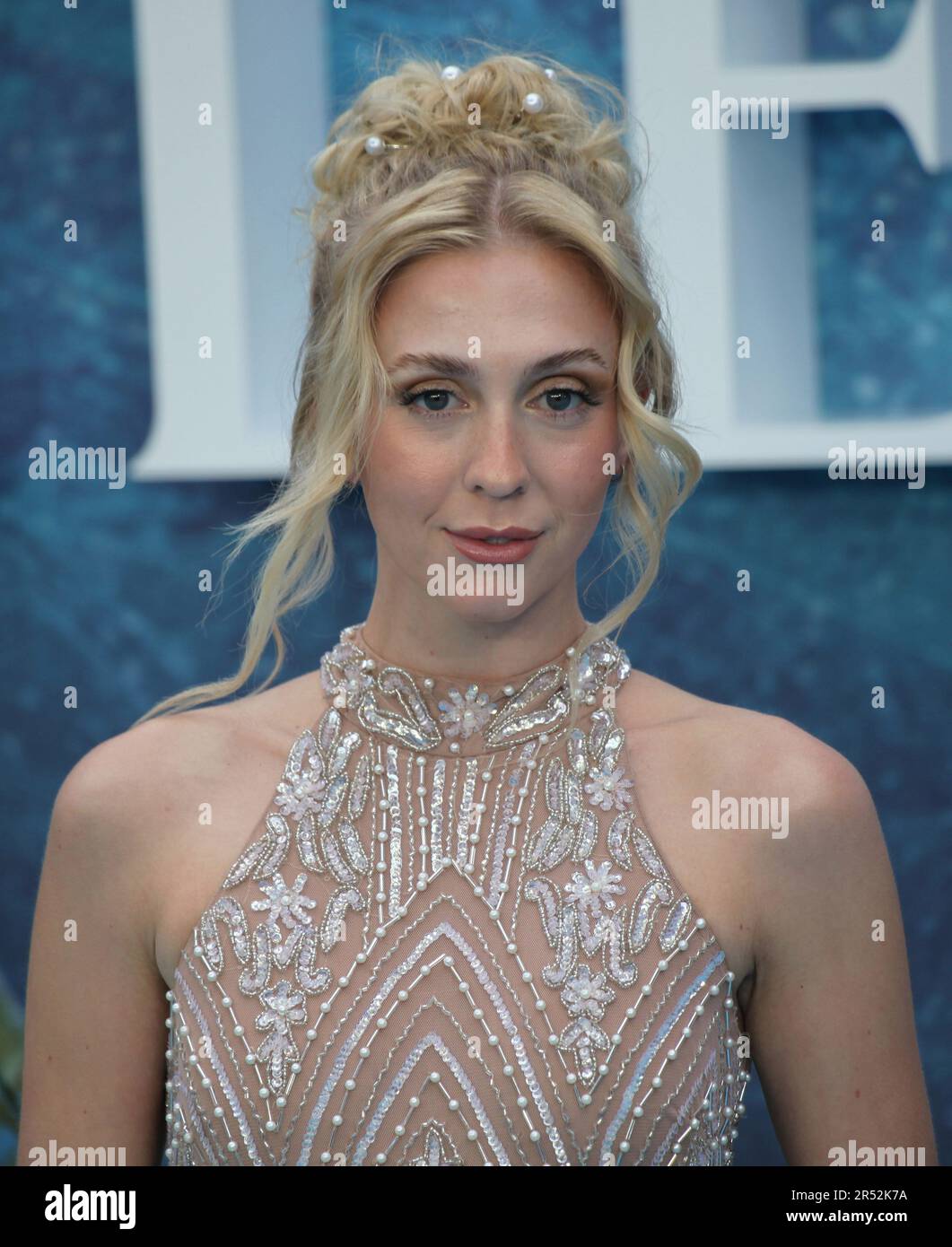 London, UK. Em Wallbank at The Little Mermaid UK Premiere. Odeon Luxe, Leicester Square. 15th