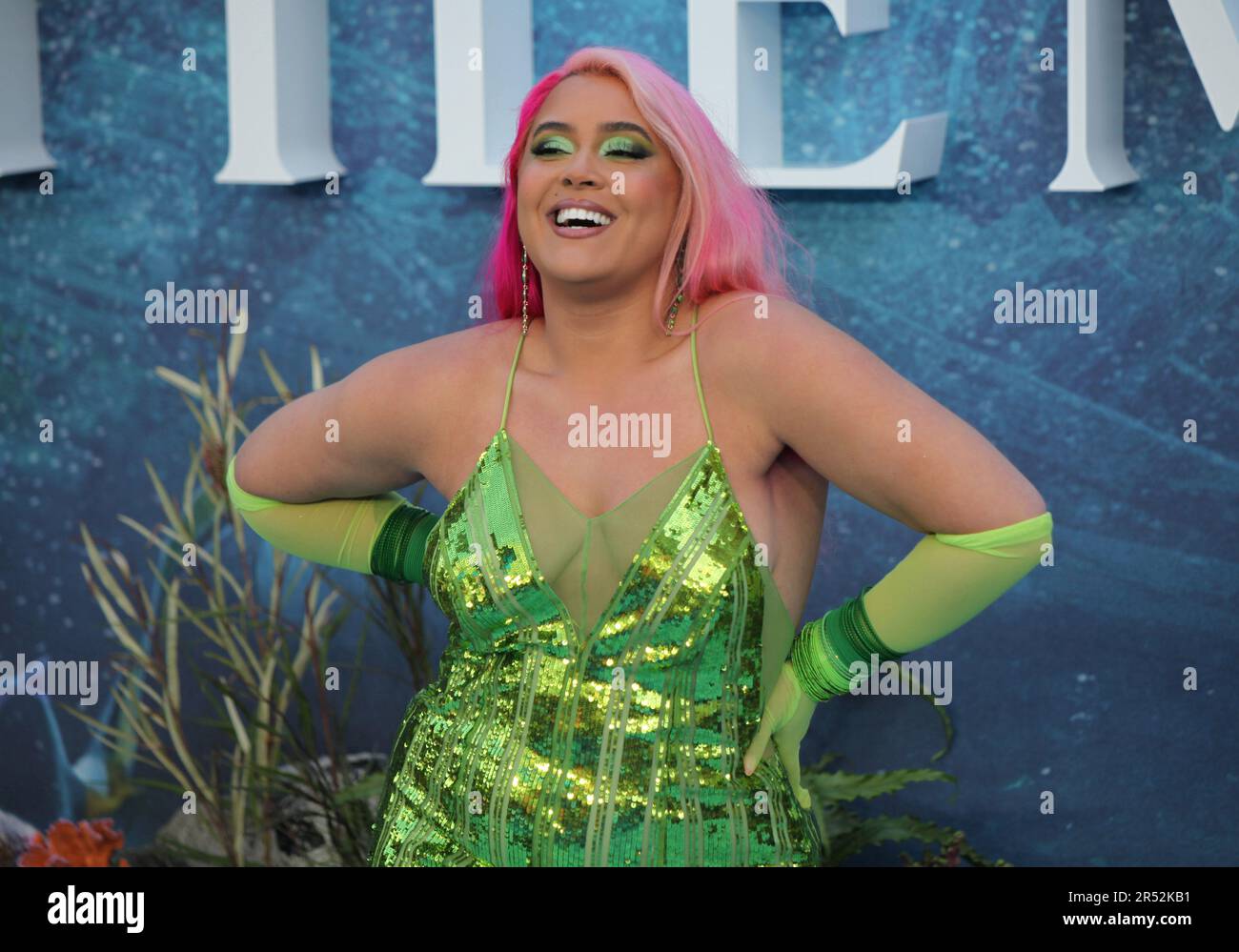 London, UK. Mckenna Grace at The Little Mermaid UK Premiere. Odeon Luxe,  Leicester Square. 15th May 2023. Ref:LMK11-S160523-002. Steve  Bealing/Landmark Media Stock Photo - Alamy