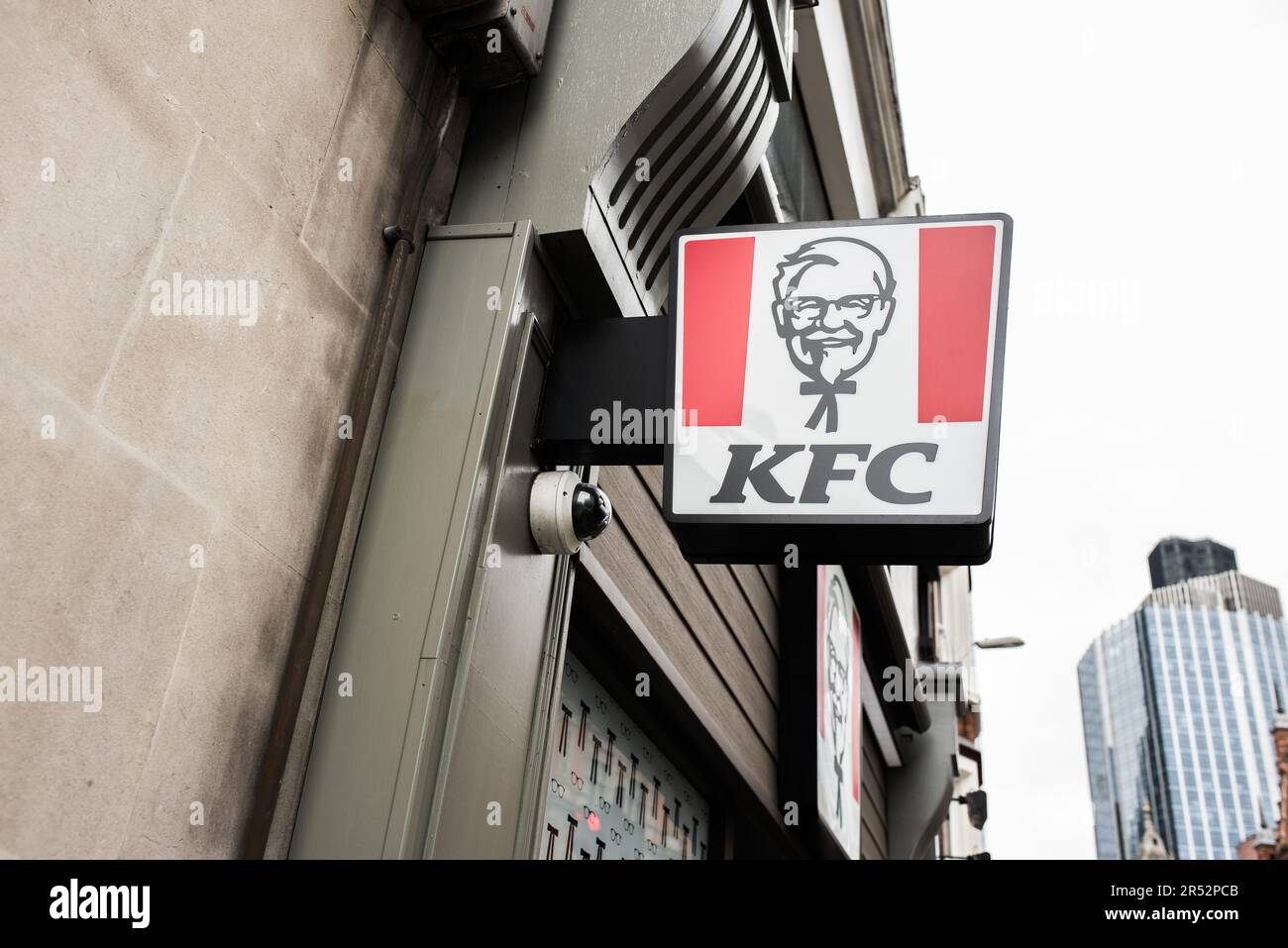 London, United Kingdom - 04 06 2023: KFC logo. Stock Photo