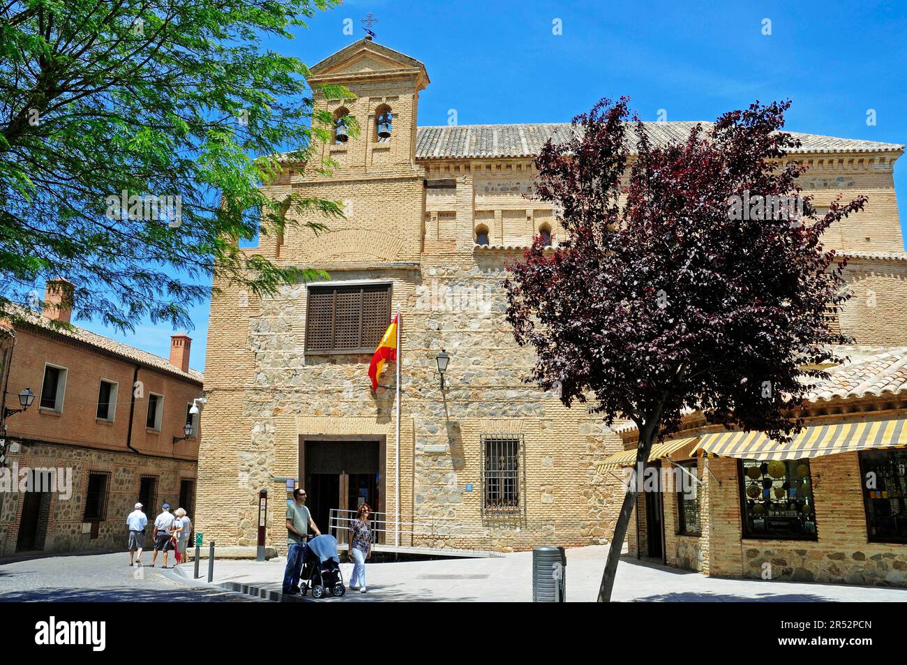 El Transito Synagogue, Sinagoga del, Castilla-La, Sefardi Museum, Toledo, Castilla-La Mancha, Spain Stock Photo