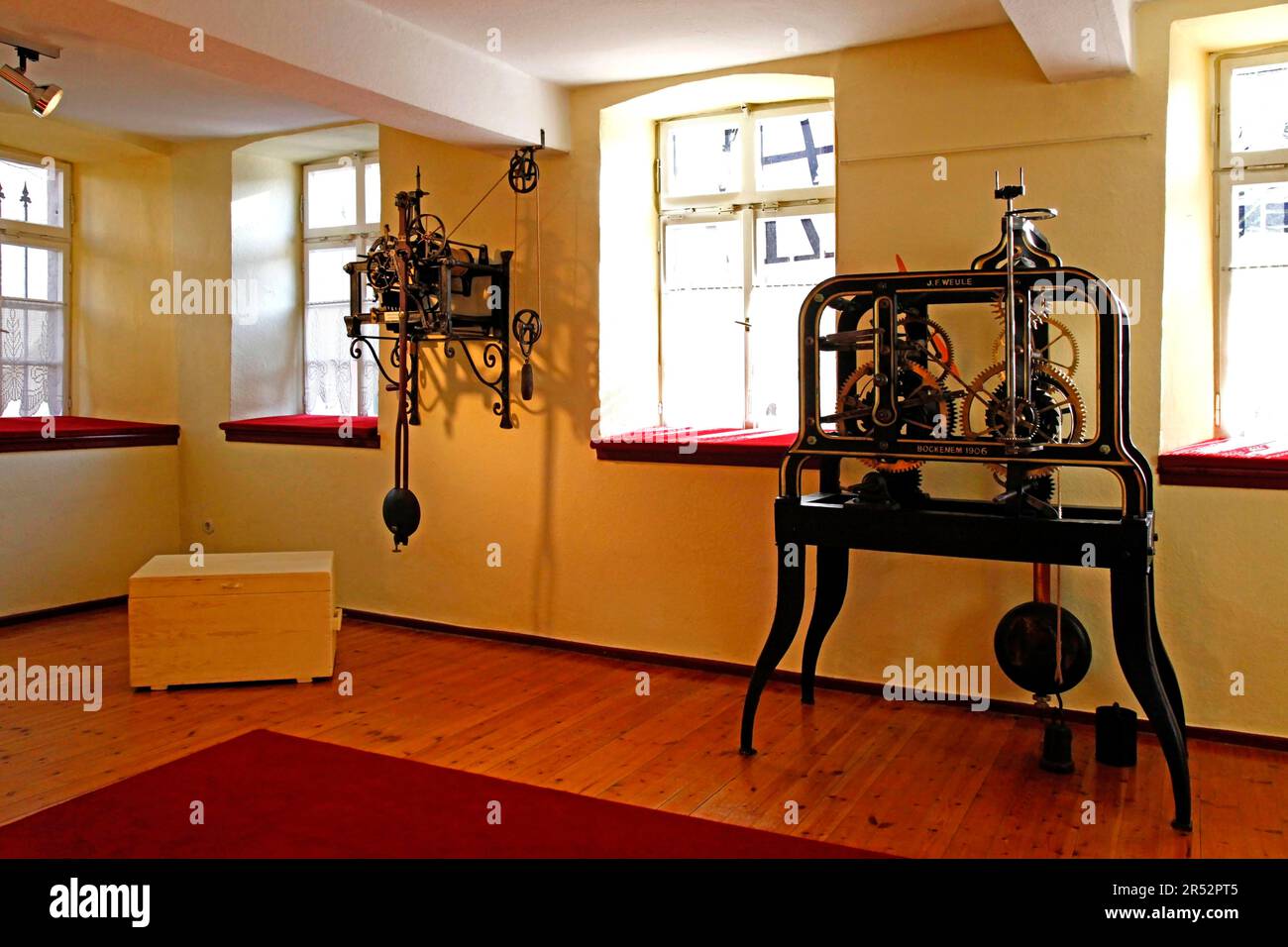 Historical clockwork, Tower Clock Museum, Rockenhausen, Rhineland