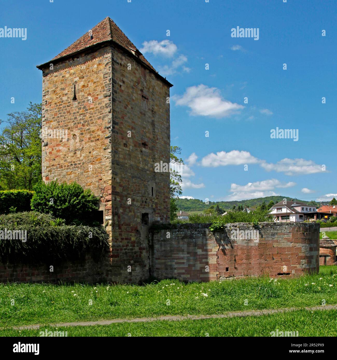 Powder Tower, 13th century, Wissembourg, Alsace, Weissenburg, France ...