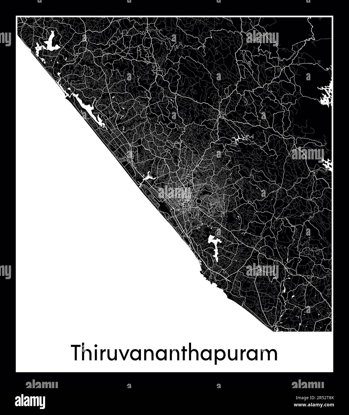 Thiruvananthapuram city india Stock Vector Images - Alamy