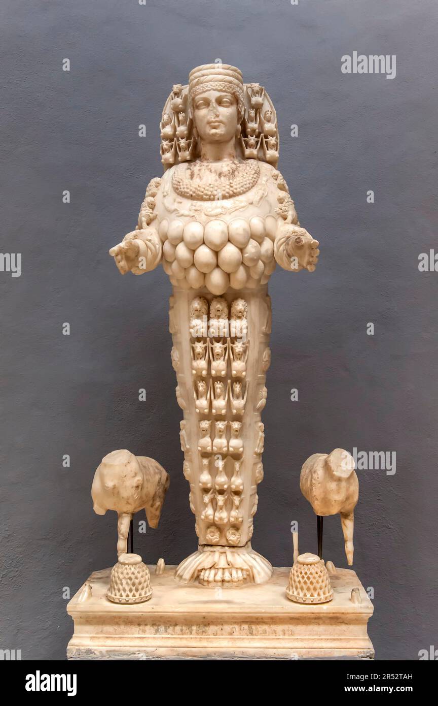 Statue of Artemis, Ephesus Museum Selcuk, Selcuk, Izmir Province, Aegean Sea, Turkey Stock Photo
