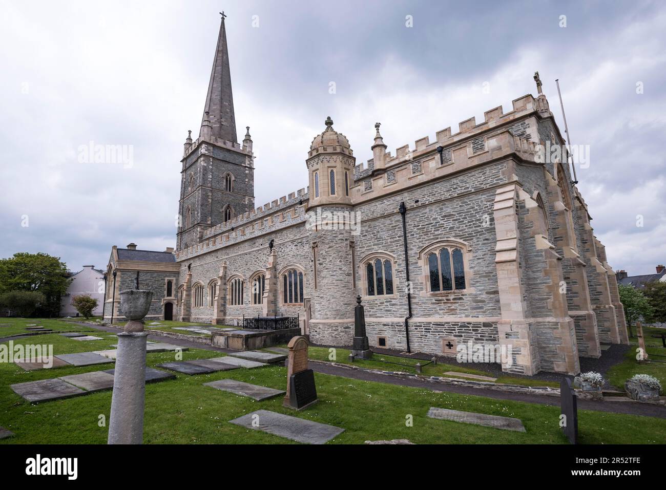 St Columbus Cathedral, Derry, Northern Ireland, Londonderry Stock Photo