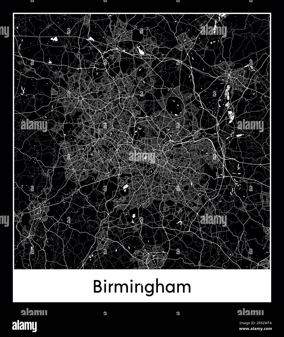 Map birmingham Stock Vector Images - Alamy