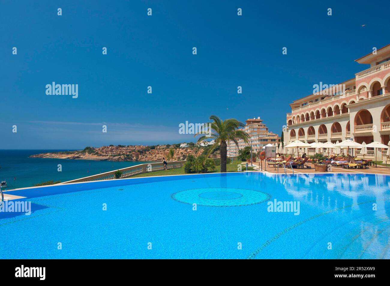 Spa Hotel Port Adriano, El Toro, Majorca, Majorca, Balearic Islands, Spain Stock Photo