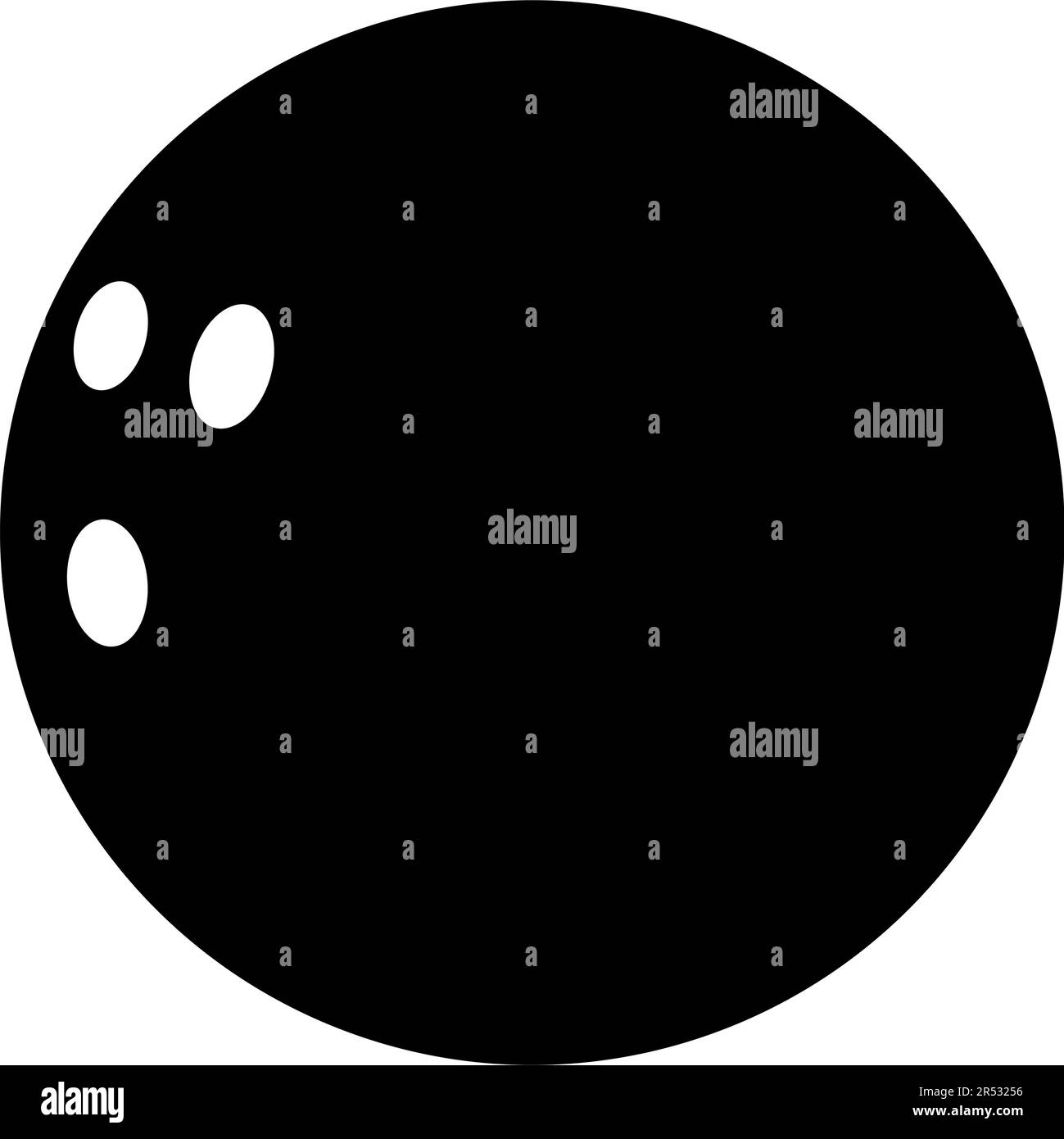 Black bowling ball vector Stock Vector Image & Art Alamy