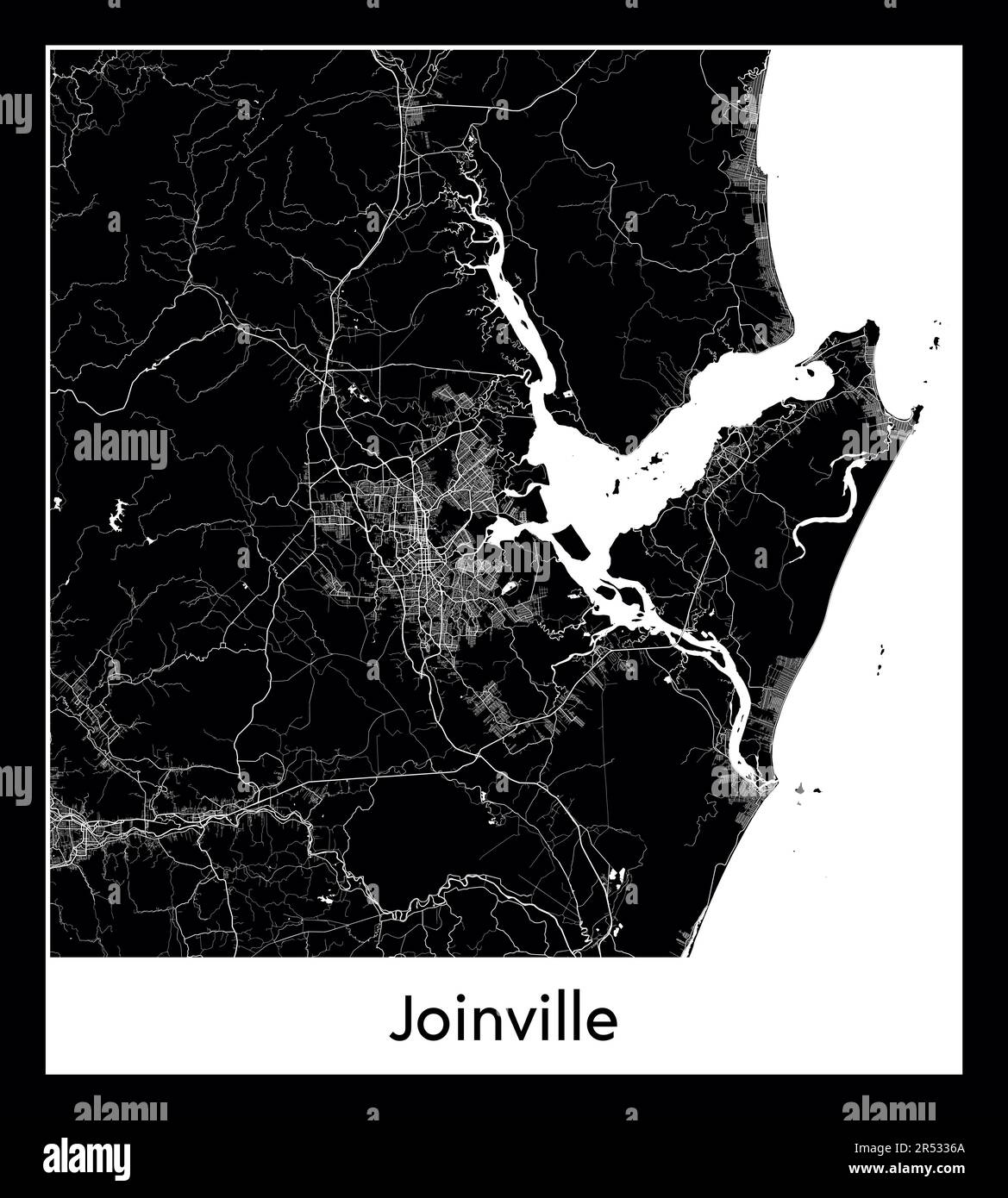 Mapa Joinville Joinville map Stock Vector Images - Alamy