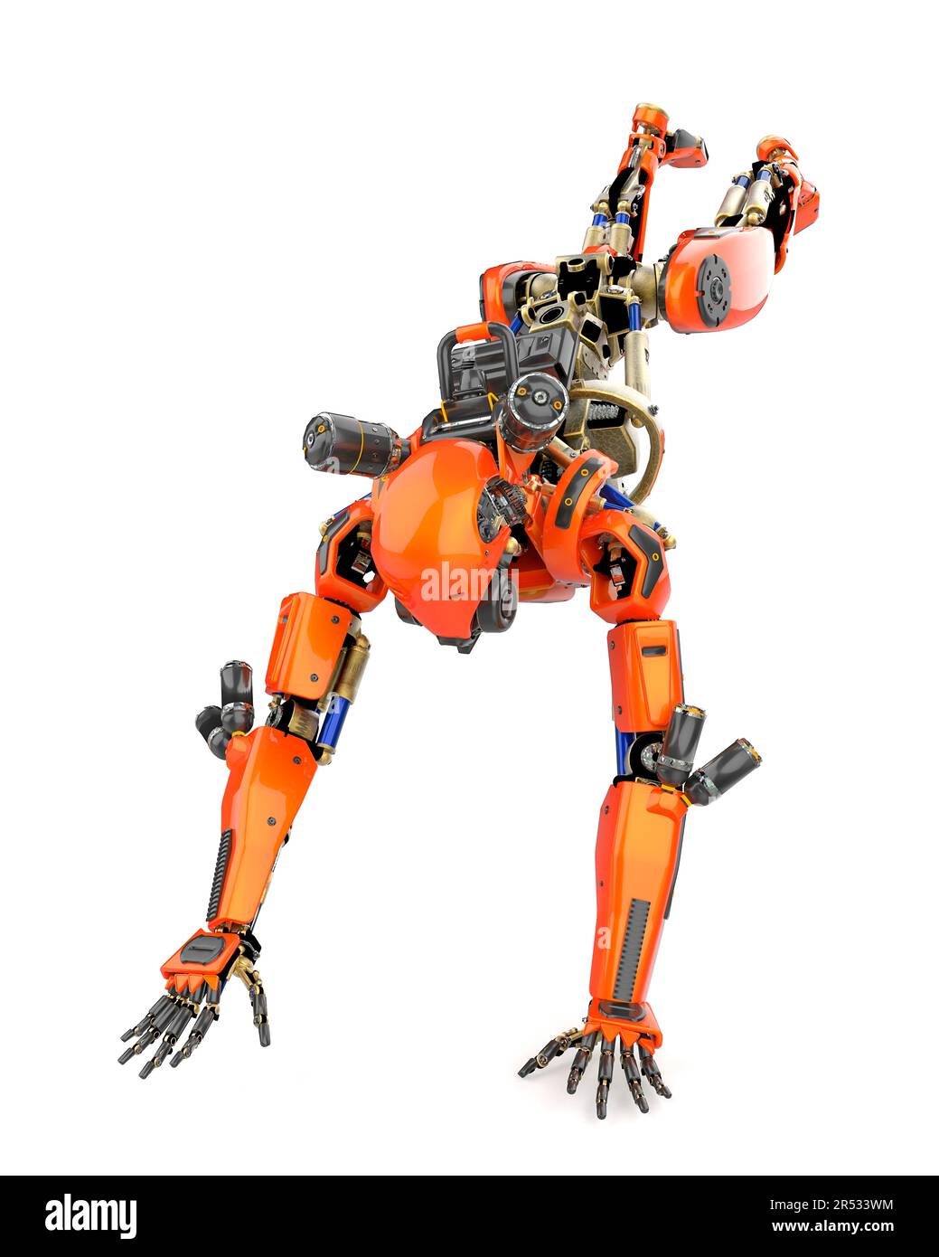 Killer robot illustration hi-res stock photography and images - Alamy