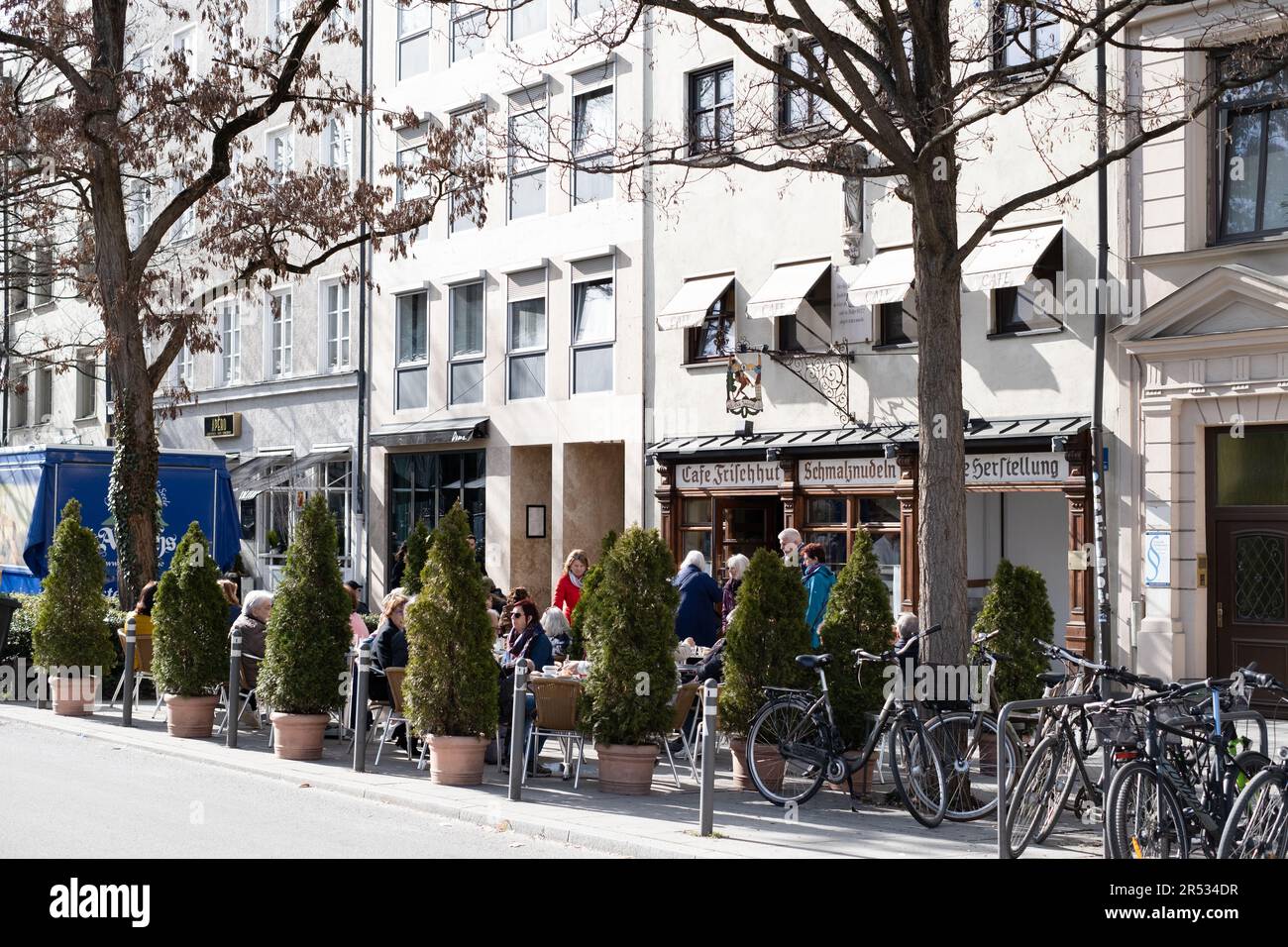 Café Frischhut, Munich, Germany Stock Photo
