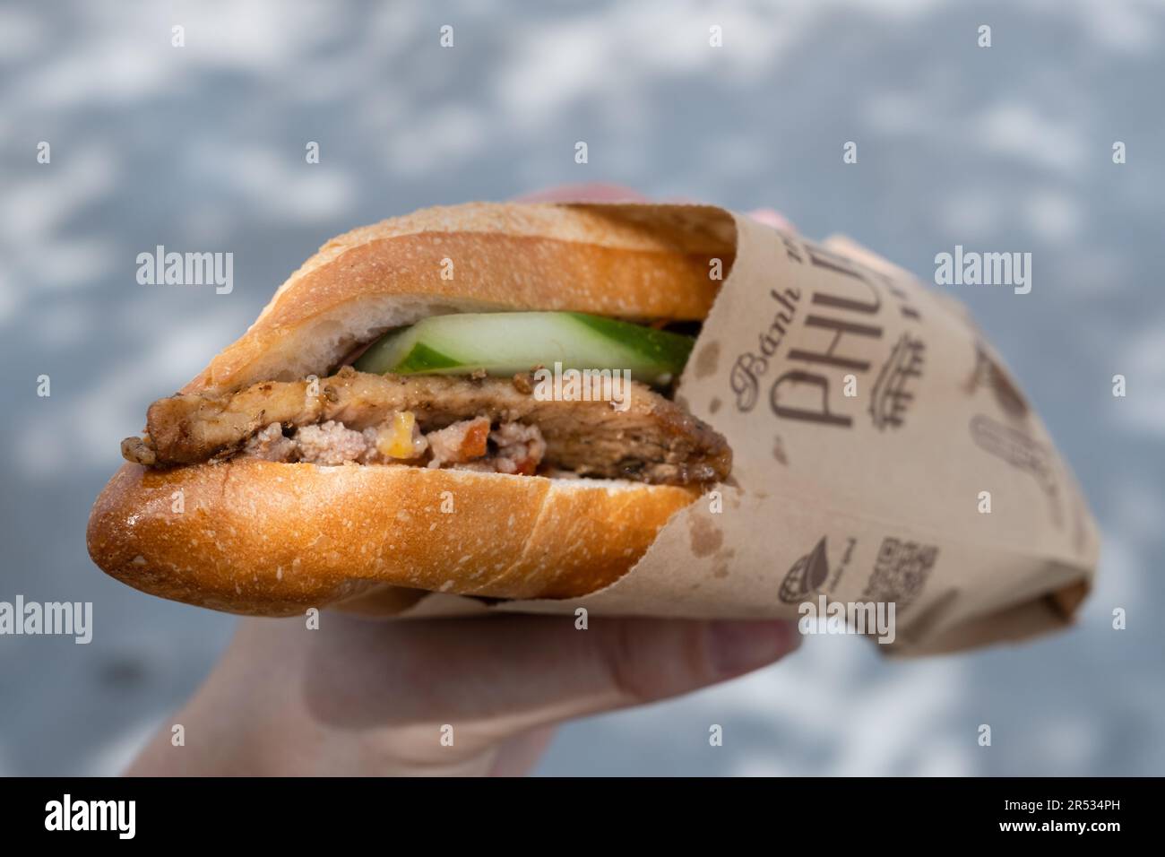 Bánh mì from Bánh Mì Phượng, Hoi An, Vietnam Stock Photo