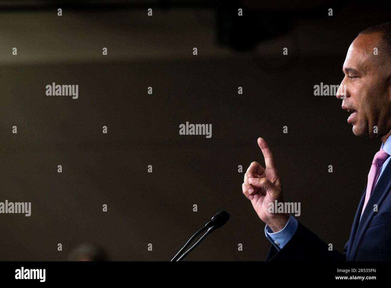 United States House Minority Leader Hakeem Jeffries (Democrat of New