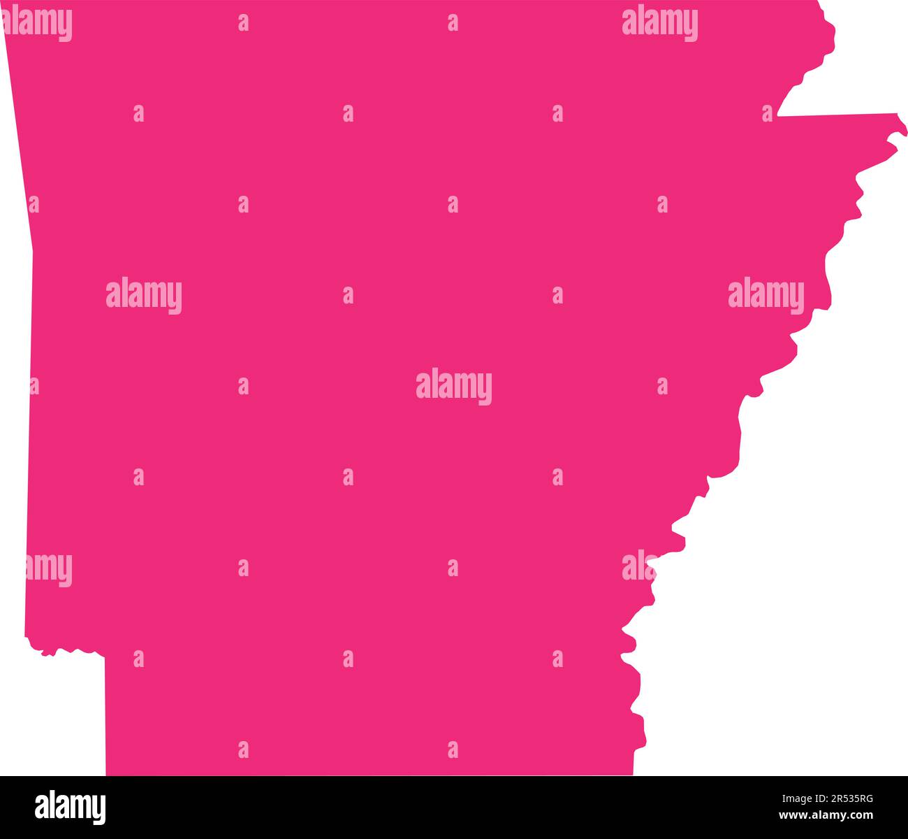 map-of-arkansas-stock-vector-images-alamy