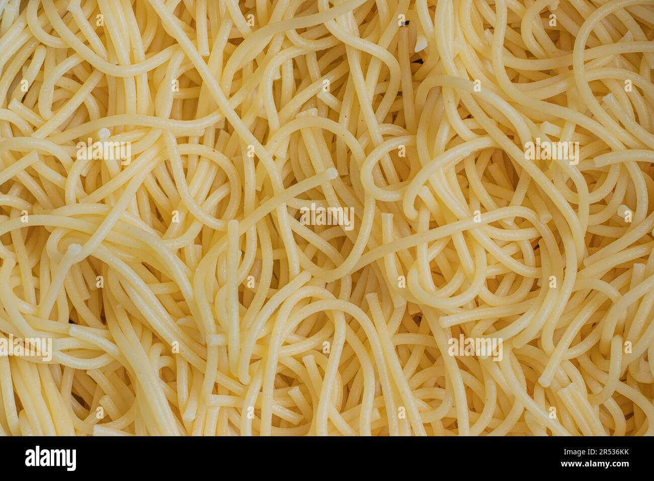 Cooked Spaghetti Pasta Full Background Stock Photo Alamy