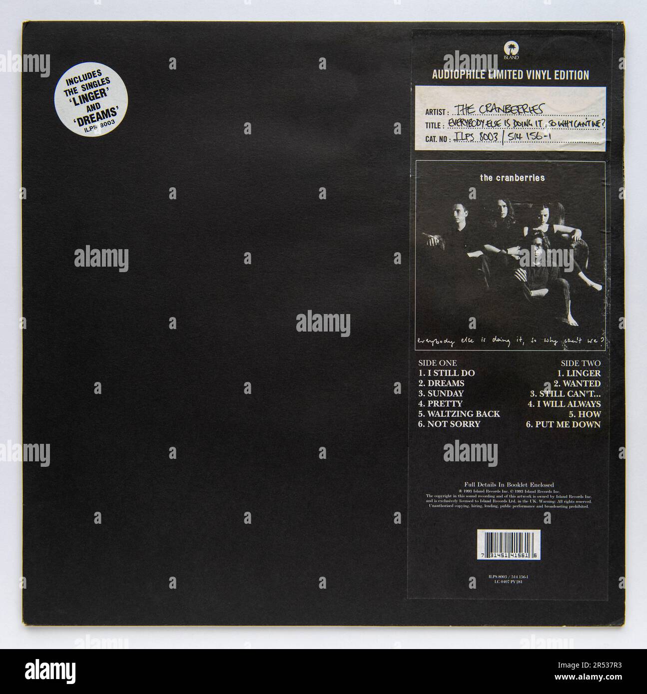 LP cover of the audiophile limited edition version of Everybody Else Is