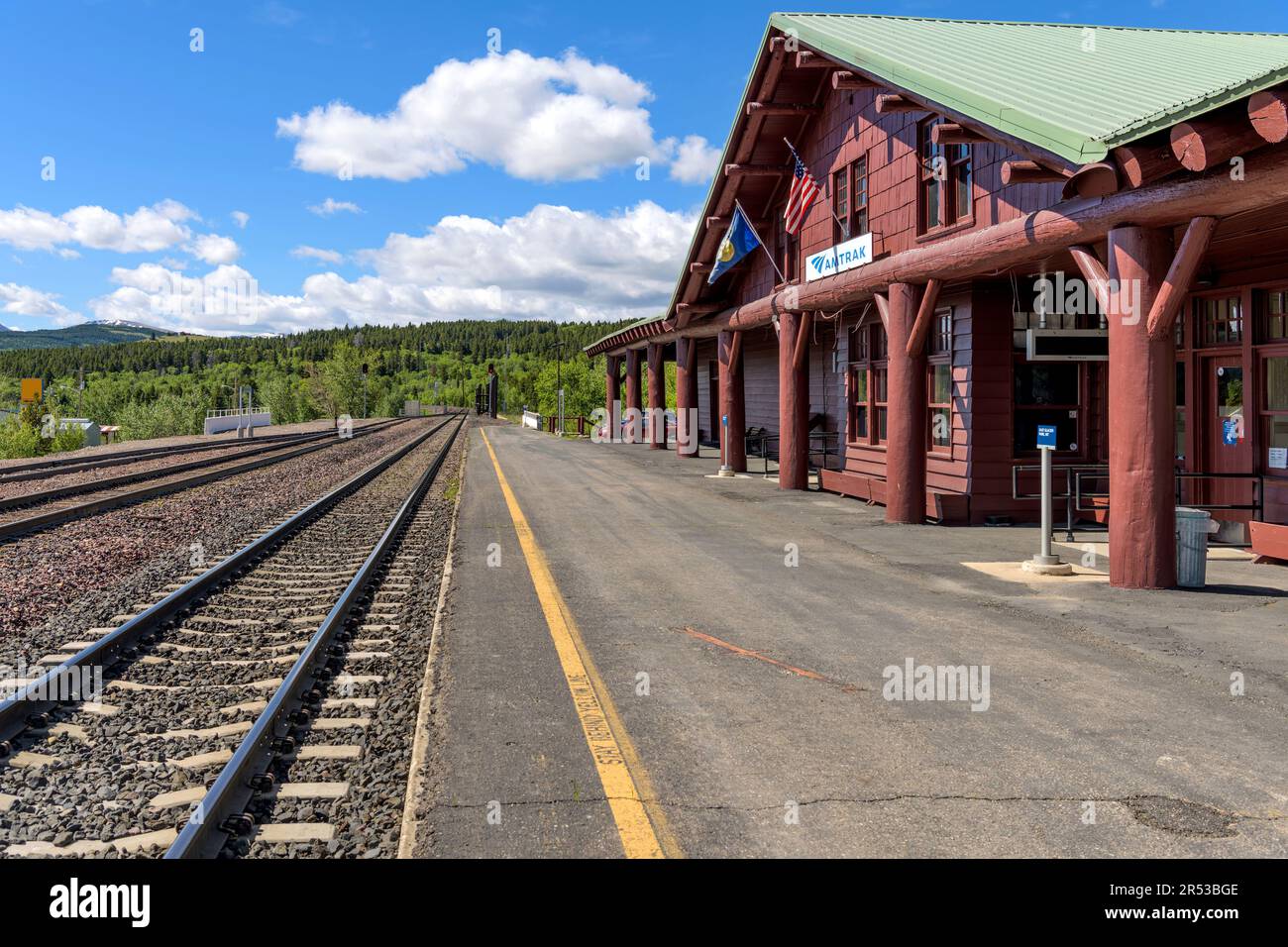 East Glacier Park Amtrak Station At Melvin Odle Blog