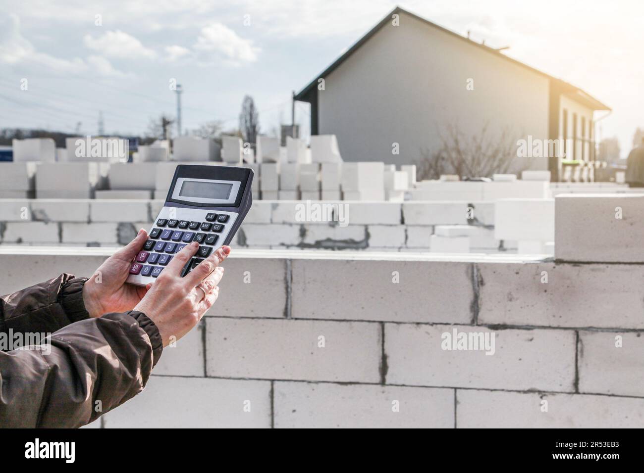 Calculation of building materials. Cost of building house. Calculator
