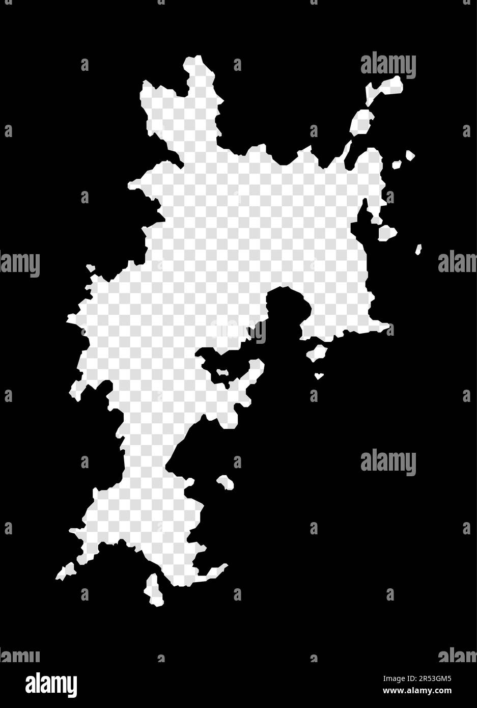 Indonesia map black Black and White Stock Photos & Images