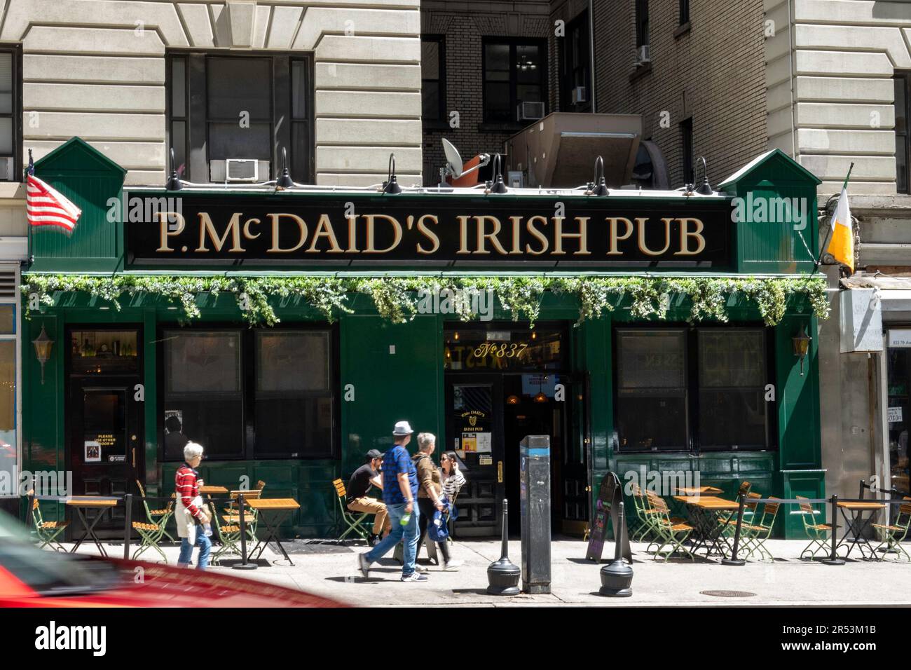 P. McDaid's Irish pub is located just north of Times Square in the