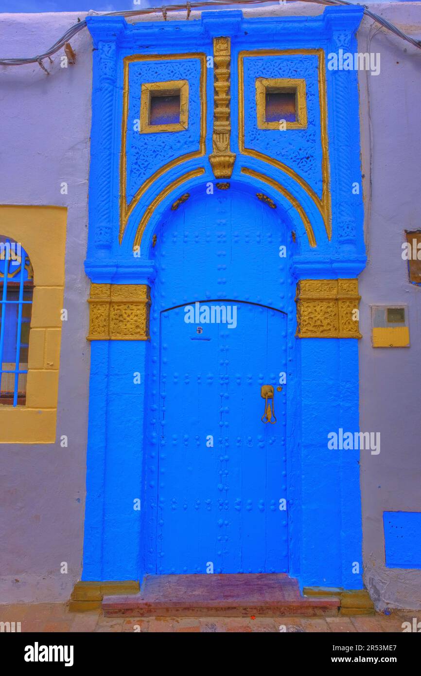 Rabat Maroc Kasbah des Oudaias porte , gate Stock Photo