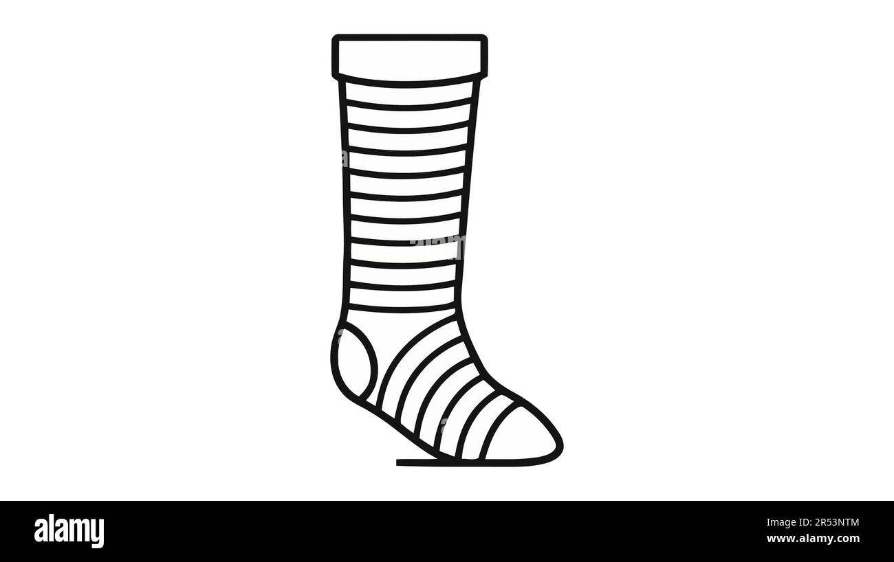 Striped socks Black and White Stock Photos & Images - Alamy