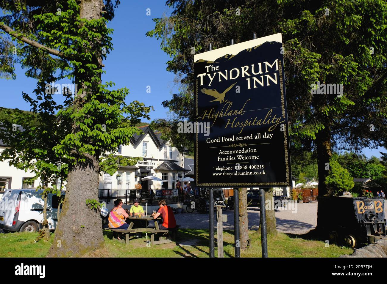Tyndrum Inn, Tyndrum, Scotland Stock Photo