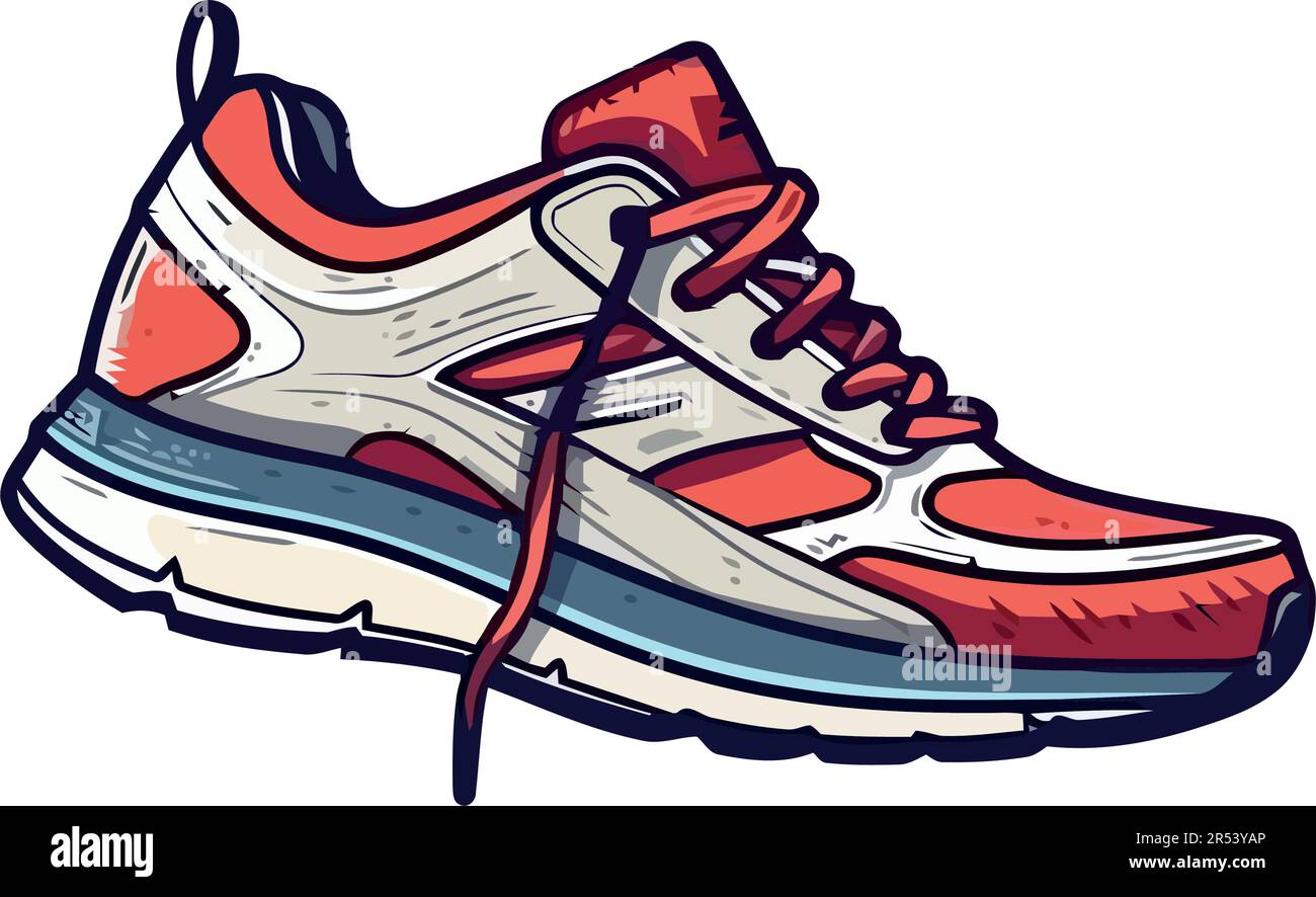Modern sports shoe design healthy lifestyles Stock Vector Image & Art ...