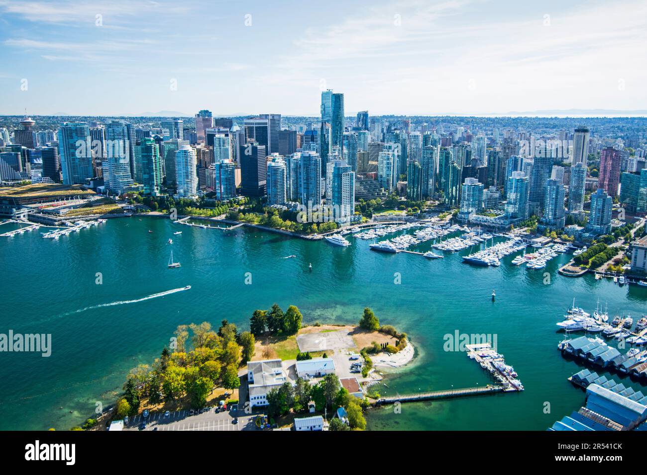 Aerial image of Vancouver, BC, Canada Stock Photo - Alamy