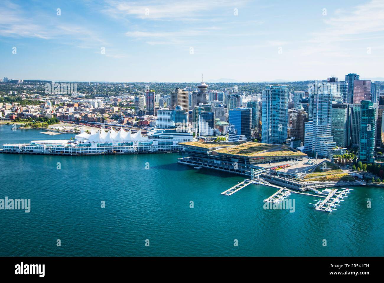 Aerial image of Vancouver, BC, Canada Stock Photo - Alamy