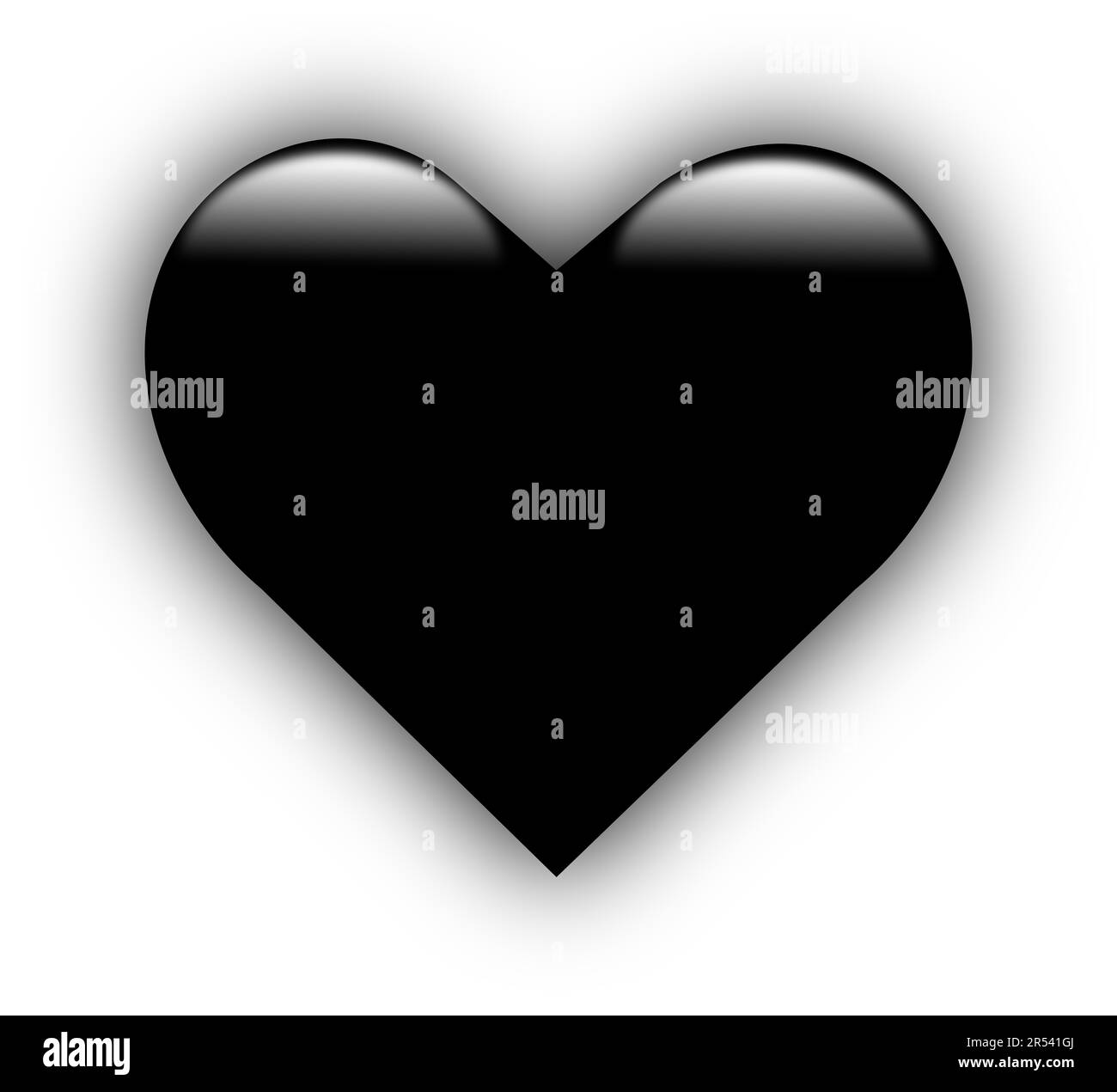Bad Black Heart Shape Symbol Translucent Glossy Toxic Love Stock Photo -  Download Image Now - iStock