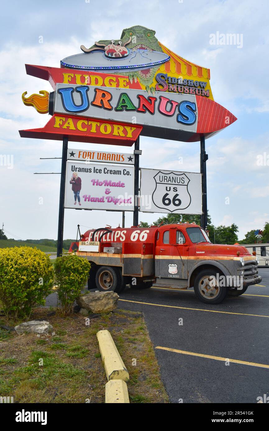 St Robert, Missouri, MO, United States, US May 31, 2023 Uranus Fudge