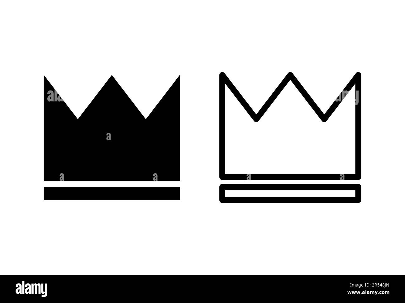 Crown icon set. crown vector icon Stock Vector Image & Art - Alamy