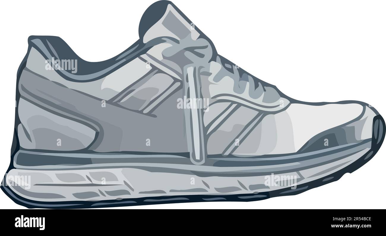 Sports shoe icon with shoelace design vector Stock Vector Image & Art ...