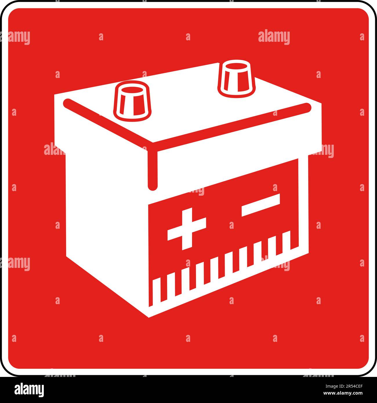 Symbol Battery Sign Battery Box On White Background Stock Vector Image & Art Alamy