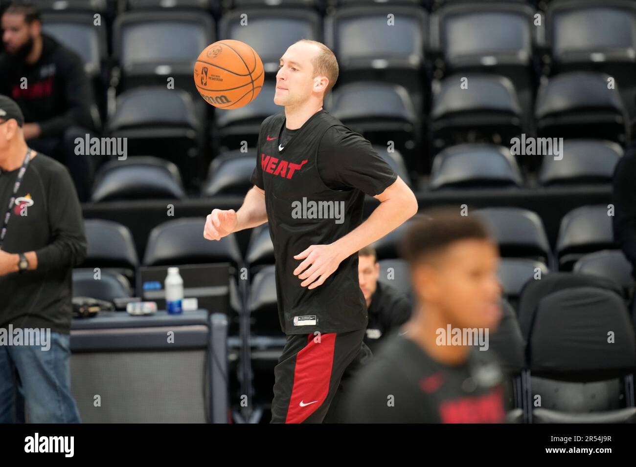 Miami Heat center Cody Zeller (44) as players take part in practice for