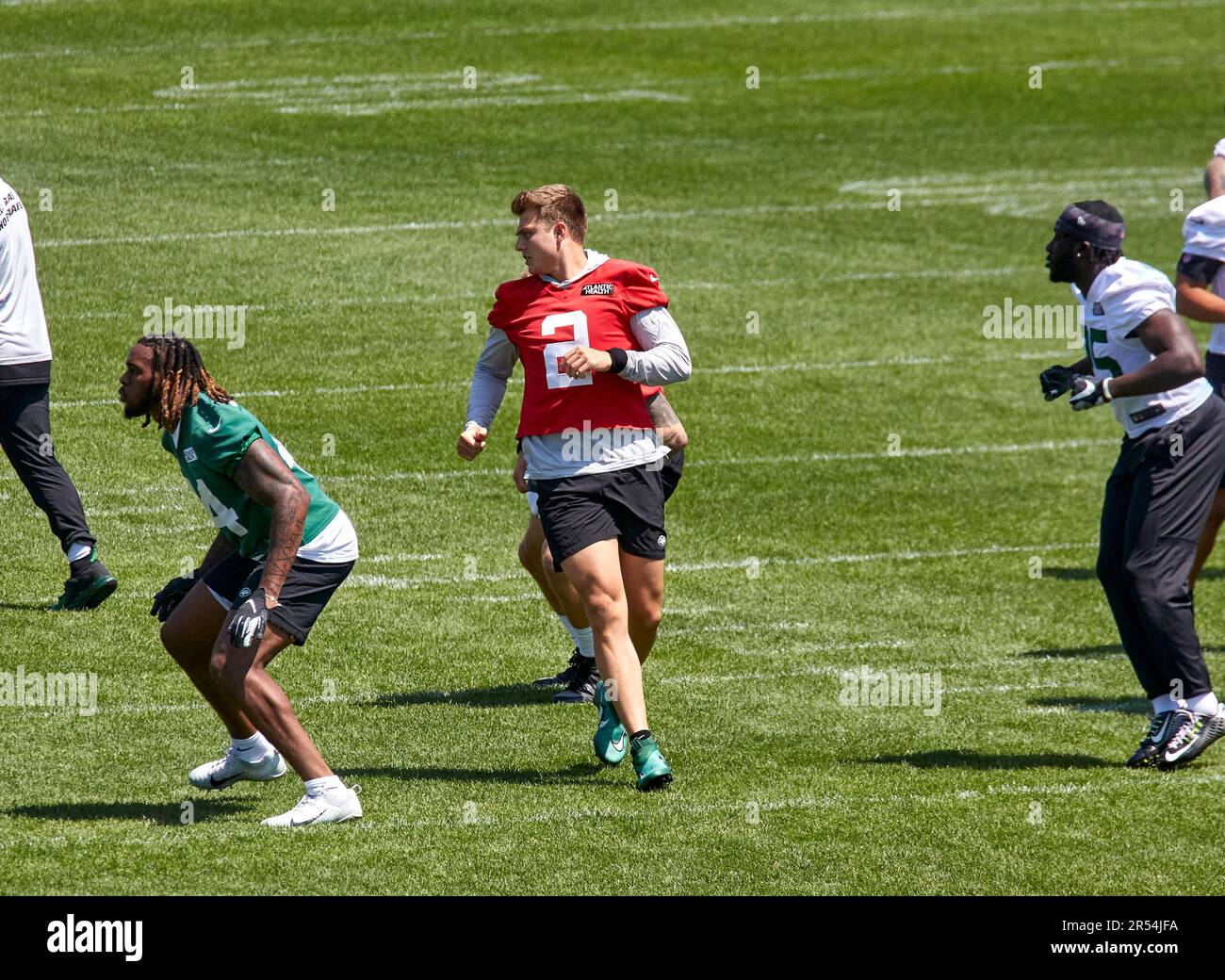 May 31, 2023, Florham Park, New Jersey, USA Quarterback Zach Wilson (2