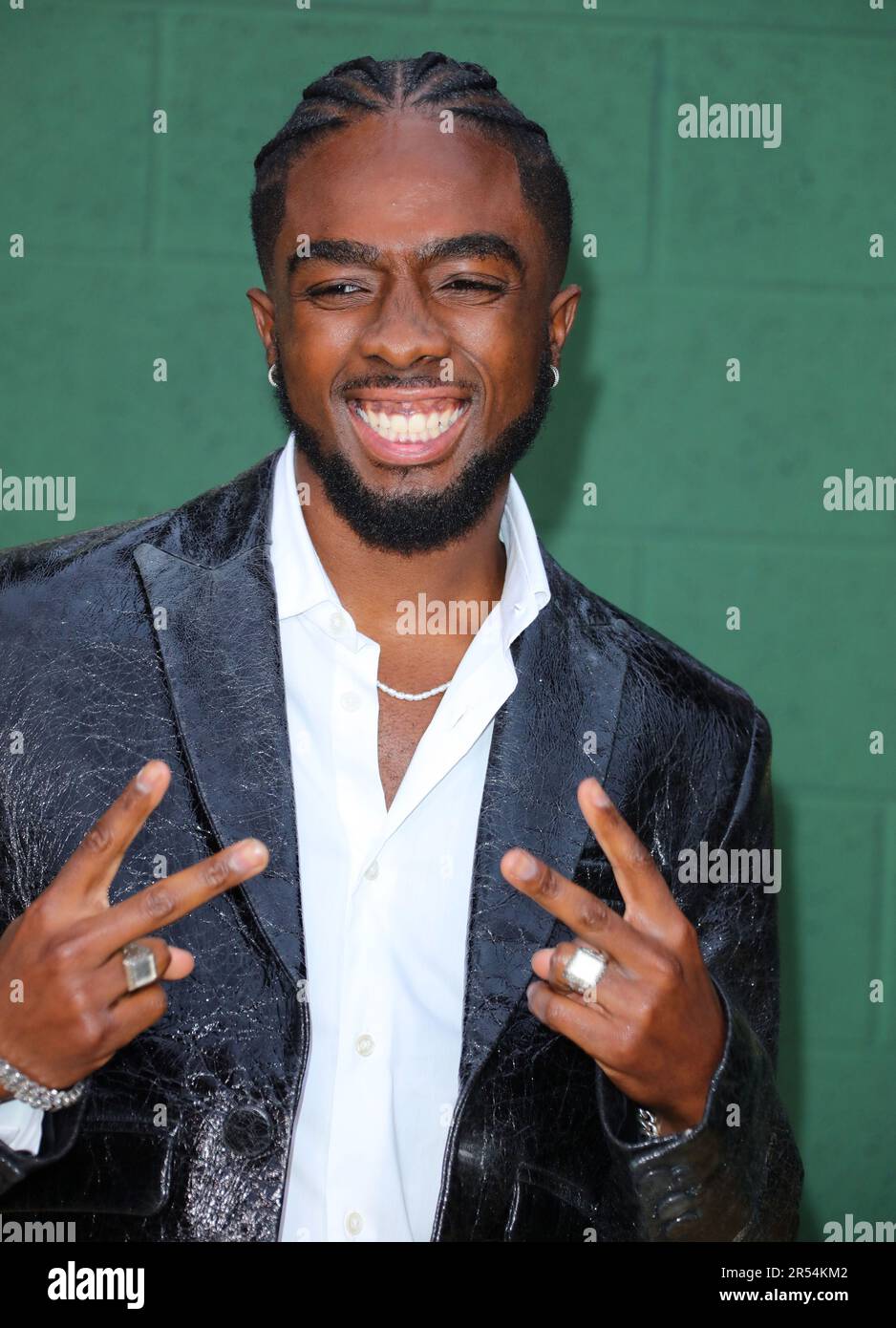 Caleb Pablo Westwood, USA. 31st May, 2023. Caleb McLaughlin arrives at The Shooting ...