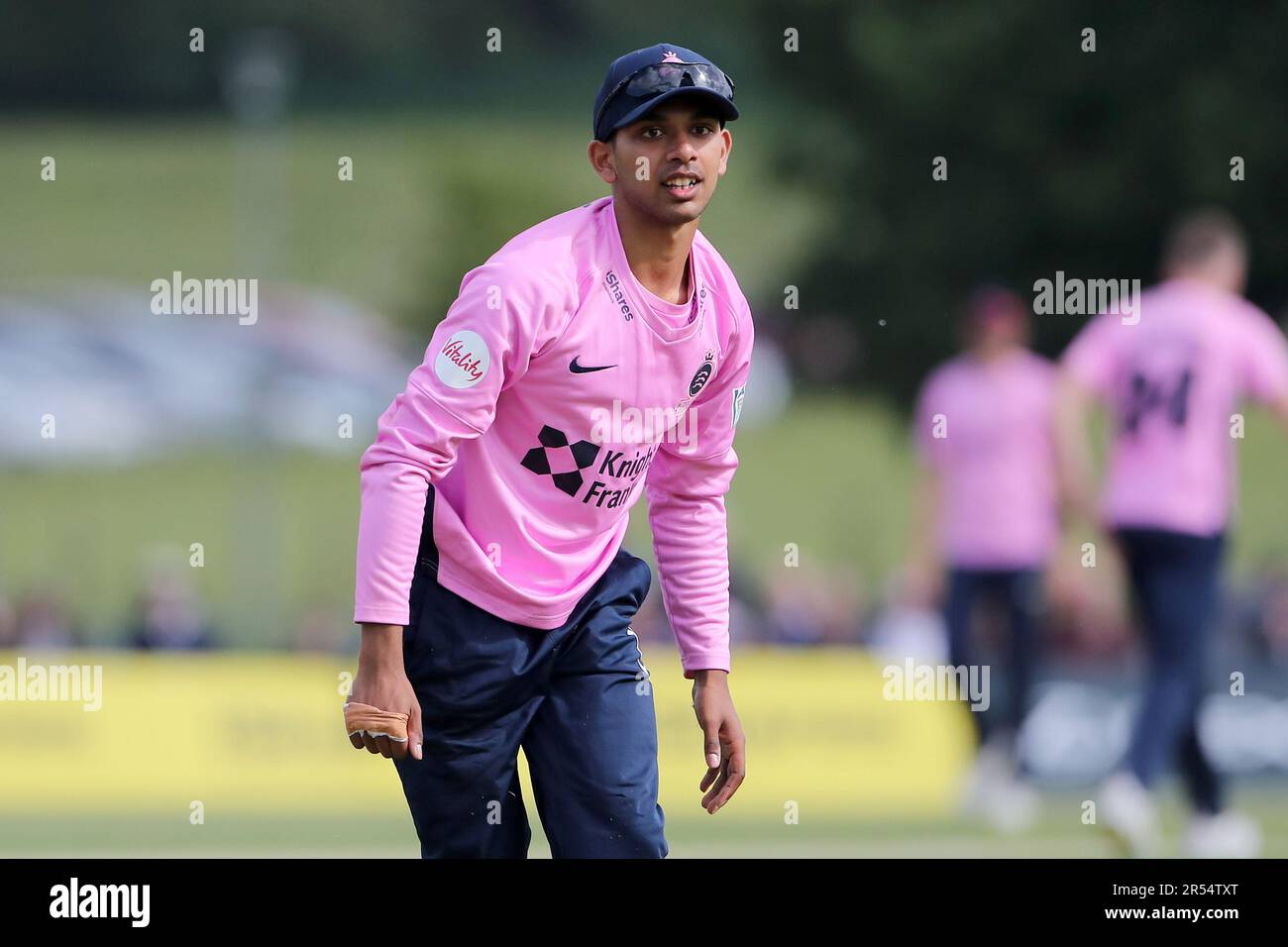 Nathan Fernandes of Middlesex during Middlesex vs Vitality
