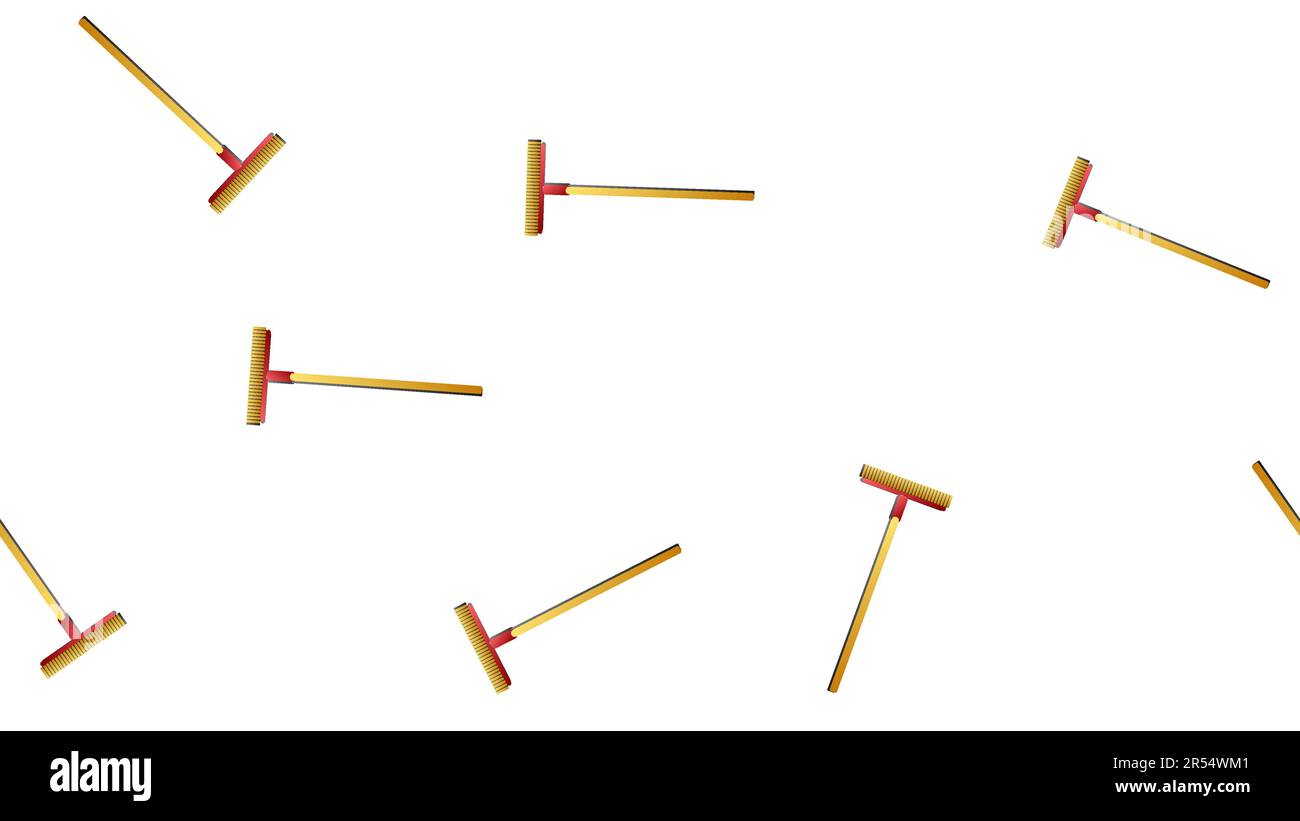 Vector pattern of cleaning tools. Cleaning service. Stock Vector